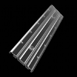 LED linear lens 2 rows 30x90 degree 3030 286mm